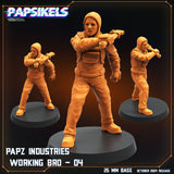 3D Printed Papsikels Working Bros Set October 2024 SciFi 28mm 32mm