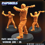 3D Printed Papsikels Working Bros Set October 2024 SciFi 28mm 32mm