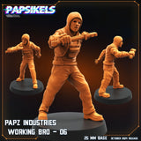 3D Printed Papsikels Working Bros Set October 2024 SciFi 28mm 32mm