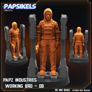 3D Printed Papsikels Working Bros Set October 2024 SciFi 28mm 32mm