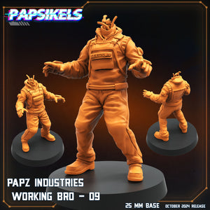 3D Printed Papsikels Working Bros Set October 2024 SciFi 28mm 32mm