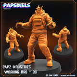 3D Printed Papsikels Working Bros Set October 2024 SciFi 28mm 32mm