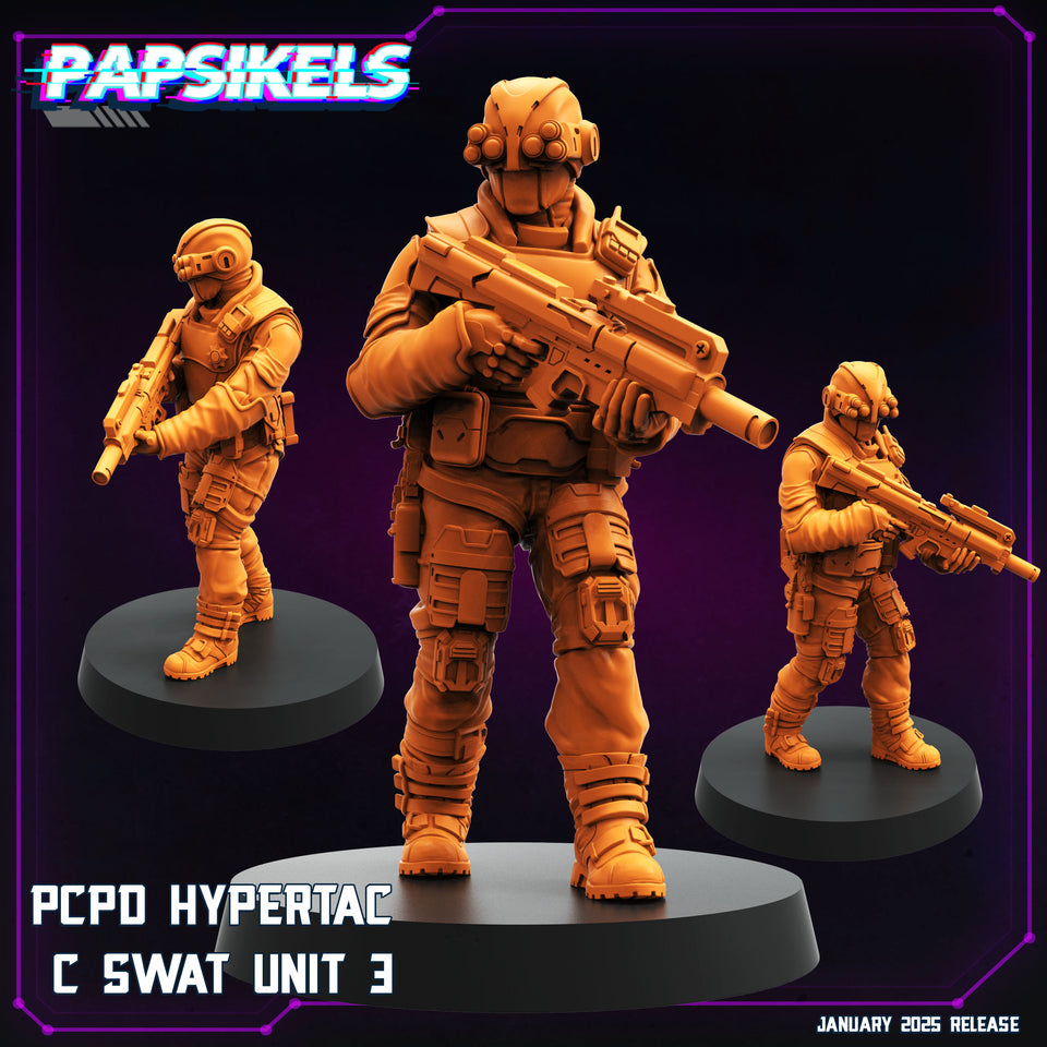 3D Printed Papsikels Pcpd Hypertac C Swat Set January 2025 - Cyberpunk 28mm 32mm