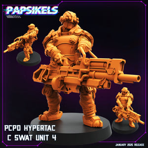 3D Printed Papsikels Pcpd Hypertac C Swat Set January 2025 - Cyberpunk 28mm 32mm