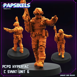 3D Printed Papsikels Pcpd Hypertac C Swat Set January 2025 - Cyberpunk 28mm 32mm