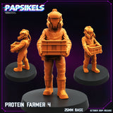 3D Printed Papsikels Protein Farmer Set October 2024 Cyberpunk 28mm 32mm