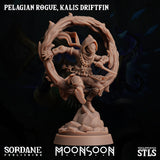 3D Printed Sordane Publishing Pelagian Rogue Kalis Driftfin 28 32mm D&D