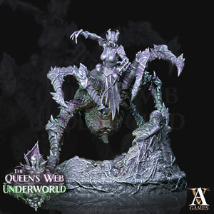 3D Printed Archvillain Games Arachnis The Queen's Web Underworld 28 32mm D&D