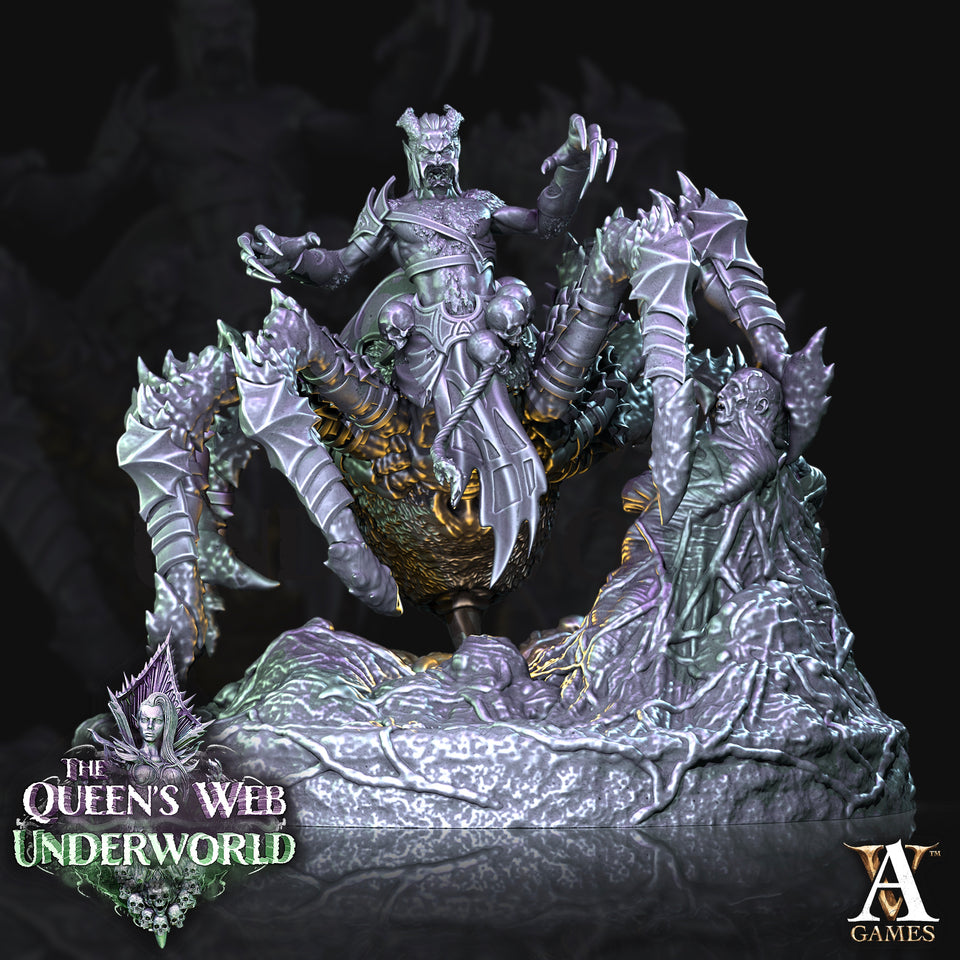 3D Printed Archvillain Games Arachnis The Queen's Web Underworld 28 32mm D&D