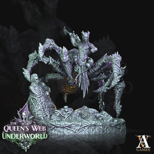 3D Printed Archvillain Games Arachnis The Queen's Web Underworld 28 32mm D&D