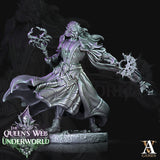 3D Printed Archvillain Games Dark Elves Arcane The Queen's Web Underworld 28 32mm D&D