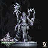 3D Printed Archvillain Games Dark Elves Divine The Queen's Web Underworld 28 32mm D&D