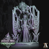 3D Printed Archvillain Games Dark Elves Divine The Queen's Web Underworld 28 32mm D&D