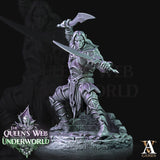 3D Printed Archvillain Games Dark Elves Melee The Queen's Web Underworld 28 32mm D&D