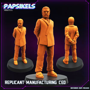 3D Printed Papsikels Replicant Manufacturing Ceo Nov 2024 Cyberpunk 28mm 32mm