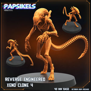 3D Printed Papsikels Reverse Engineered Xeno Clone Set October 2024 SciFi 28mm 32mm