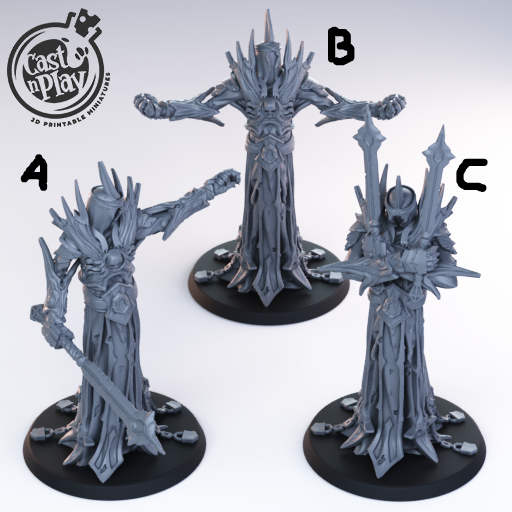 3D Printed Cast n Play - Revenants 28mm 32mm D&D