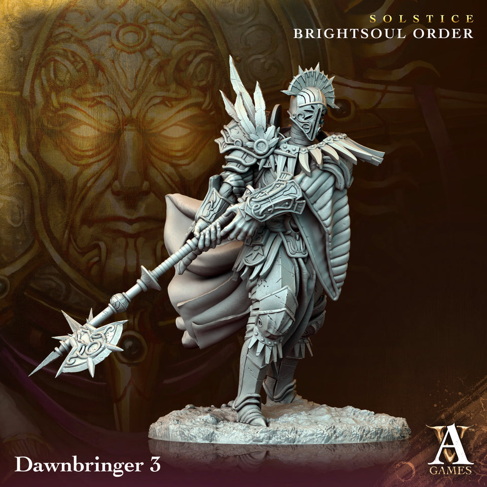 3D Printed Archvillain Games Dawnbringer Solstice Ray of Sol Myr