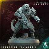 3D Printed Archvillain Games Scaleclad Pillager Scaleclad Huntpack 28 32mm D&D