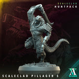 3D Printed Archvillain Games Scaleclad Pillager Scaleclad Huntpack 28 32mm D&D