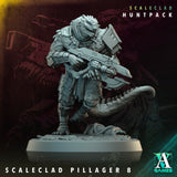 3D Printed Archvillain Games Scaleclad Pillager Scaleclad Huntpack 28 32mm D&D