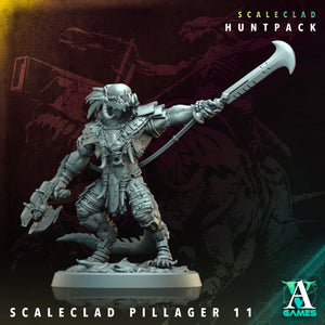 3D Printed Archvillain Games Scaleclad Pillager Scaleclad Huntpack 28 32mm D&D