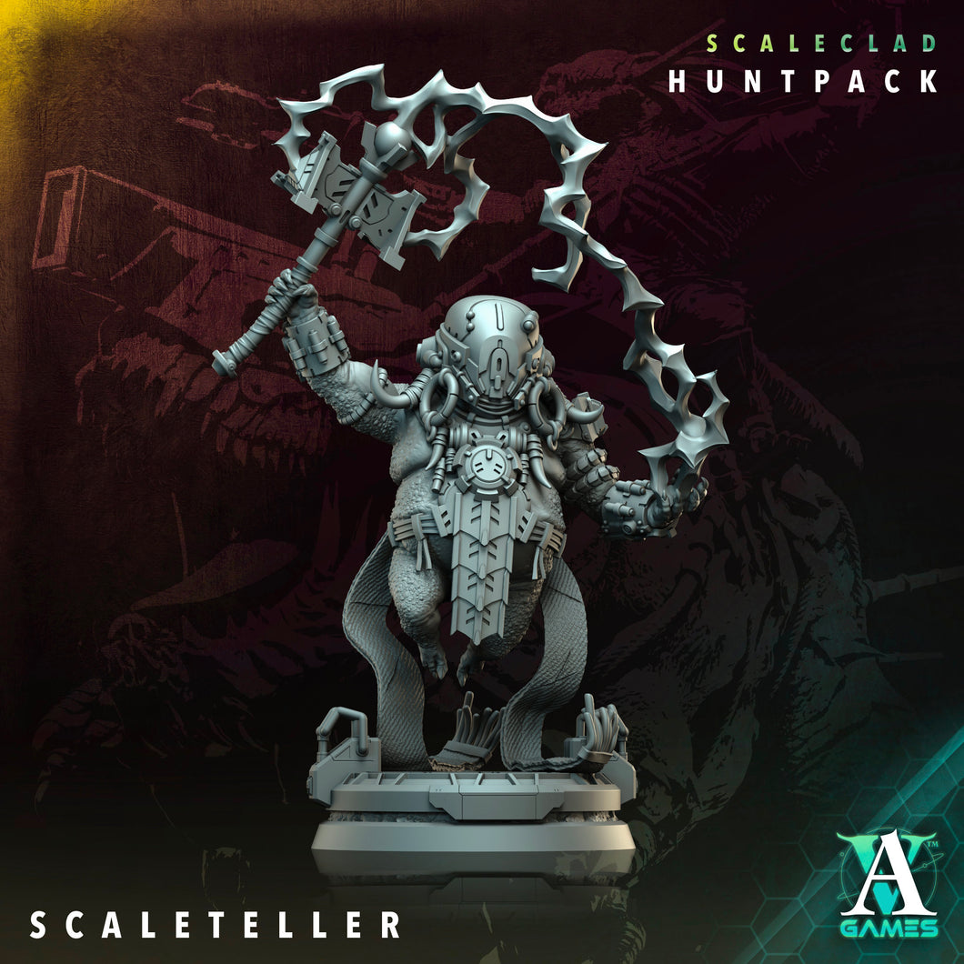 3D Printed Archvillain Games Scaleteller Scaleclad Huntpack 28 32mm D&D