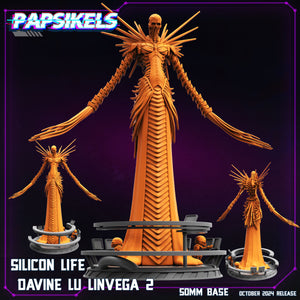 3D Printed Papsikels Silicon Life Davine Lu Linvega Set October 2024 Cyberpunk 28mm 32mm