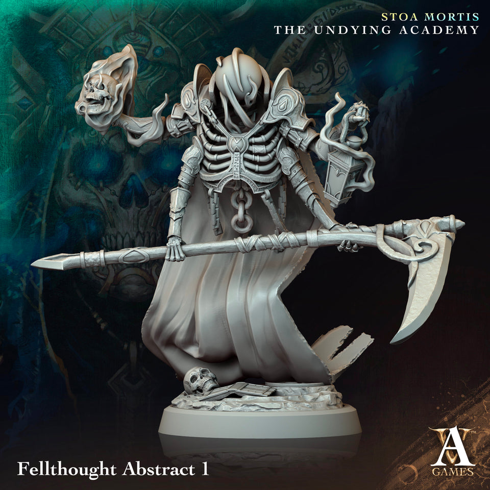 3D Printed Archvillain Games Fellthought Abstract Stoa Mortis The Undying Academy