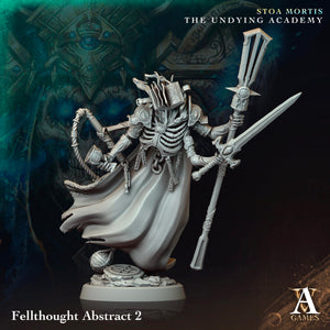 3D Printed Archvillain Games Fellthought Abstract Stoa Mortis The Undying Academy