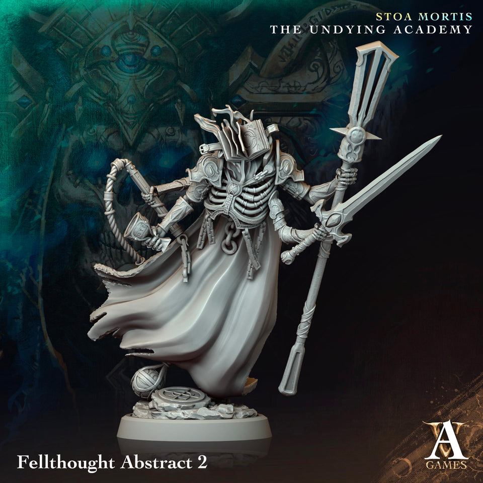 3D Printed Archvillain Games Fellthought Abstract Stoa Mortis The Undying Academy