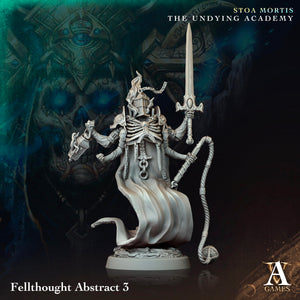 3D Printed Archvillain Games Fellthought Abstract Stoa Mortis The Undying Academy