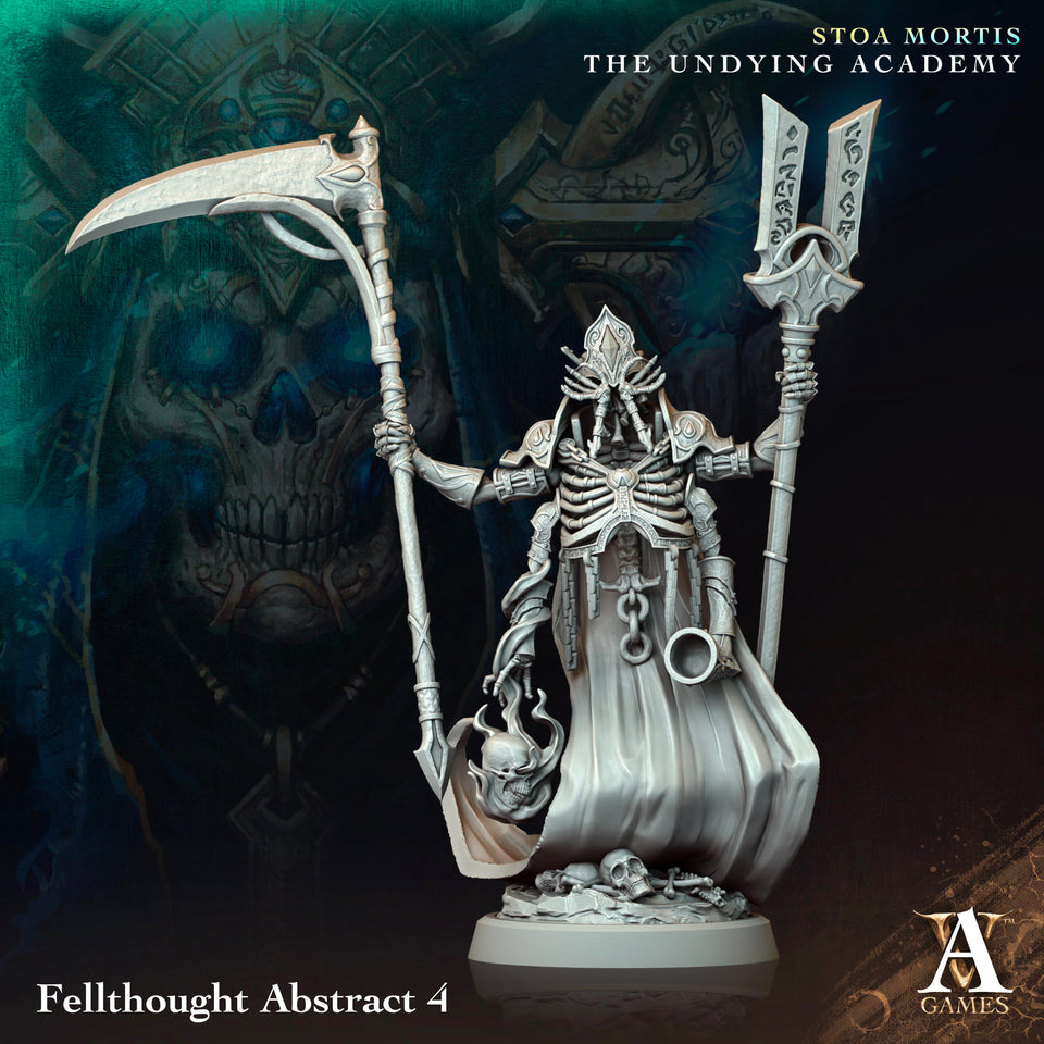 3D Printed Archvillain Games Fellthought Abstract Stoa Mortis The Undying Academy