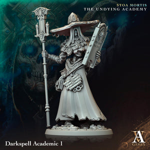 3D Printed Archvillain Games Darkspell Academic Stoa Mortis The Undying Academy 28 32mm D&D