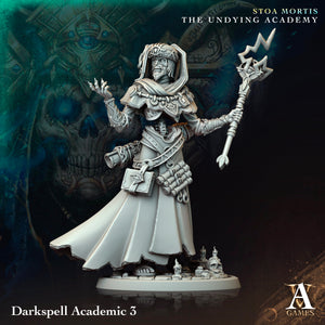 3D Printed Archvillain Games Darkspell Academic Stoa Mortis The Undying Academy 28 32mm D&D