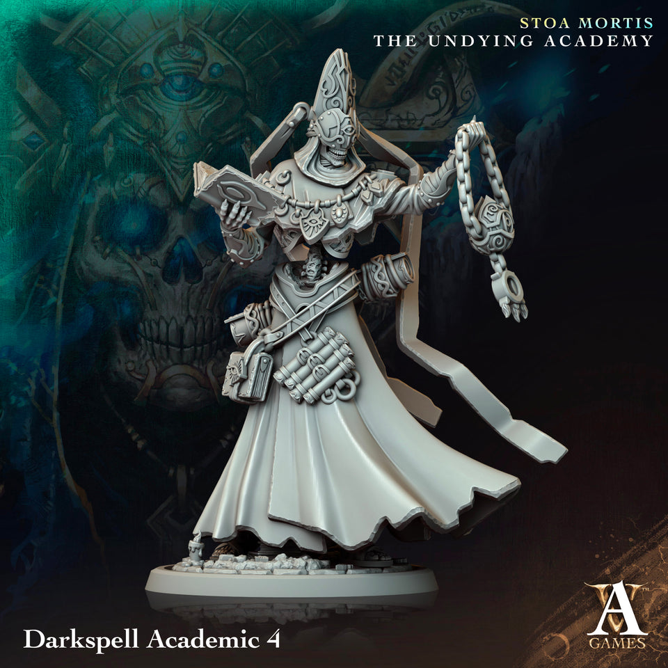 3D Printed Archvillain Games Darkspell Academic Stoa Mortis The Undying Academy 28 32mm D&D