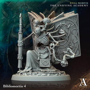 3D Printed Archvillain Games Bibliomortis Stoa Mortis The Undying Academy 28 32mm D&D