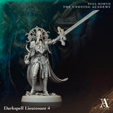 3D Printed Archvillain Games Darkspell Lieutenant Stoa Mortis The Undying Academy