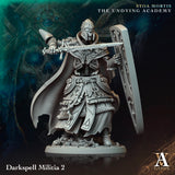 3D Printed Archvillain Games Darkspell Militia Stoa Mortis The Undying Academy