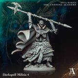 3D Printed Archvillain Games Darkspell Militia Stoa Mortis The Undying Academy