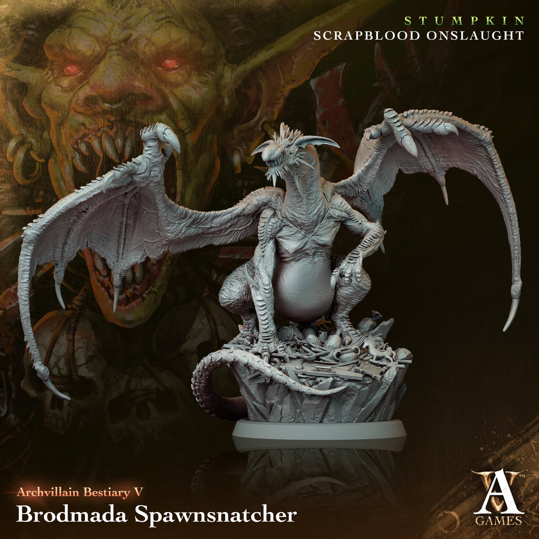 3D Printed Archvillain Games Archvillain Bestiary Vol. V Brodmada Spawnsnatcher 28 32mm D&D