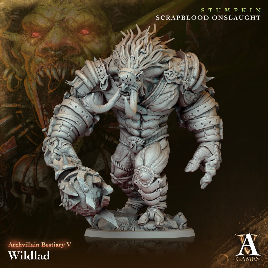 3D Printed Archvillain Games Archvillain Bestiary Vol. V - Wildlad 28mm 32mm D&D