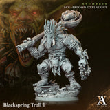 3D Printed Archvillain Games Blackspring Troll Stumpkin Scrapblood Onslaught 28 32mm D&D