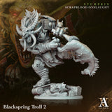 3D Printed Archvillain Games Blackspring Troll Stumpkin Scrapblood Onslaught 28 32mm D&D