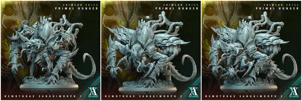 3D Printed Archvillain Games Crimson Skies - Primal Hunger Hemothrax Sanguimorph 28mm 32mm D&D