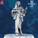 3D Printed STL Miniatures Mages Set Core Characters The Frost City 3 28 - 32mm War Gaming D&D