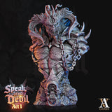 3D Printed Archvillain Games Azael Pit Lord Bust Speak of the Devil Act I 28 32mm D&D