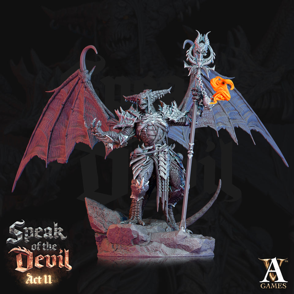 3D Printed Archvillain Games Agonite Devil Speak of the Devil Act II 28 32mm D&D