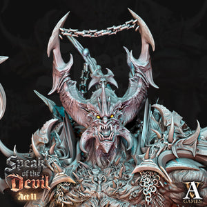 3D Printed Archvillain Games Astaroth Archdevil of Wrath Speak of the Devil Act II 28 32mm D&D