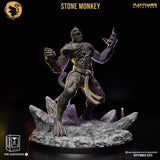 3D Printed Clay Cyanide Black Stone Monkey Myth - Wukong Set 28 32 mm D&D